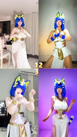 A collection of Egyptian cat cosplays#EgyptianCat #egyptiancat #fyp #dance #cosplayer #cosplaygirl #cosplayers #cos 