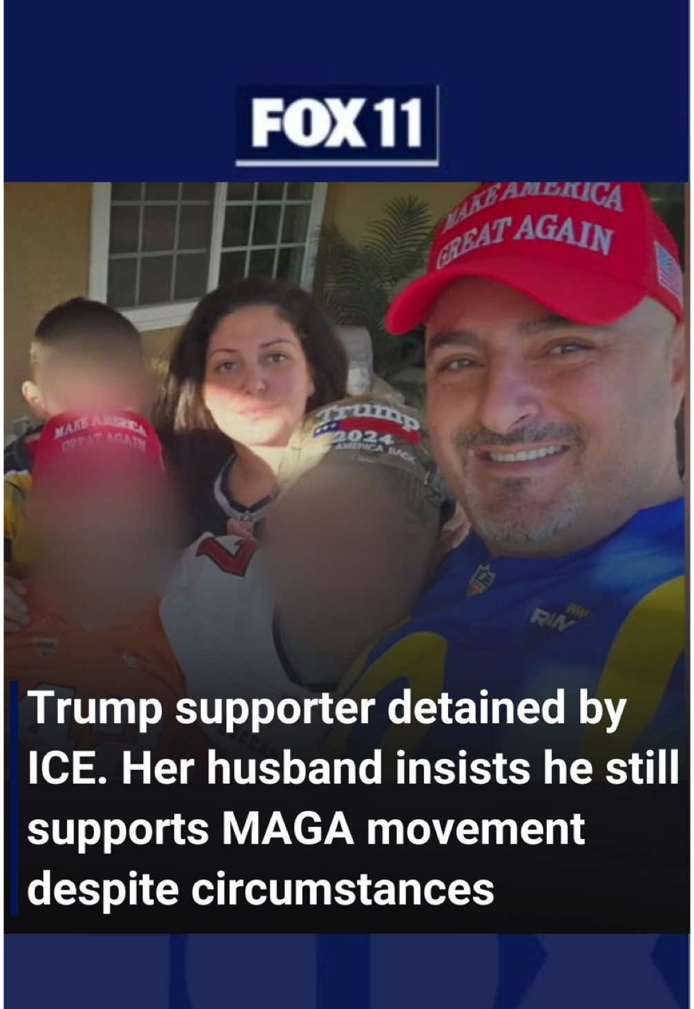 Arpineh Masihi, an Iranian woman in #DiamondBar who is a #trump supporter, is in federal custody due to immigration issues stemming from a past conviction. Despite his disappointment with the situation, her husband insists he still supports #MAGA movement. #LosAngeles County #California #ICE