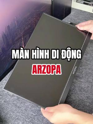Đây là màn hình di động ARZOPA, mình dùng làm màn hình phụ đúng là cứu cánh cho góc làm việc luôn á, nhẹ gọn dễ mang đi làm ở quán cafe, cắm phát là lên, vừa làm việc vừa giải trí tiện quá chừng luôn mọi người ơi 👌🏻💻 #manhinhphu #manhinharzopa #arzopa#manhinhdidong #namoinam 