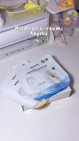 Mask Keyshu đắp siuu muê lại còn kèm 🎁 nè 🥰🌸🌸 #keyshu #matnakeyshu #matnasoixorauma #matnasoixoraumakeyshu #maskkeyshu #matnarauma #unboxing #fyp #xuhuong 