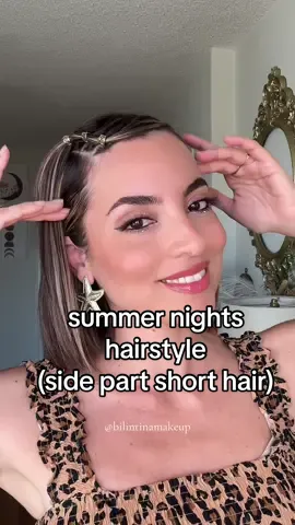 easy side part summer nights hairstyle ⭐️ save for later or share it with your besties 👯‍♀️  @Dae Hair #hairstyle #hairtutorial 
