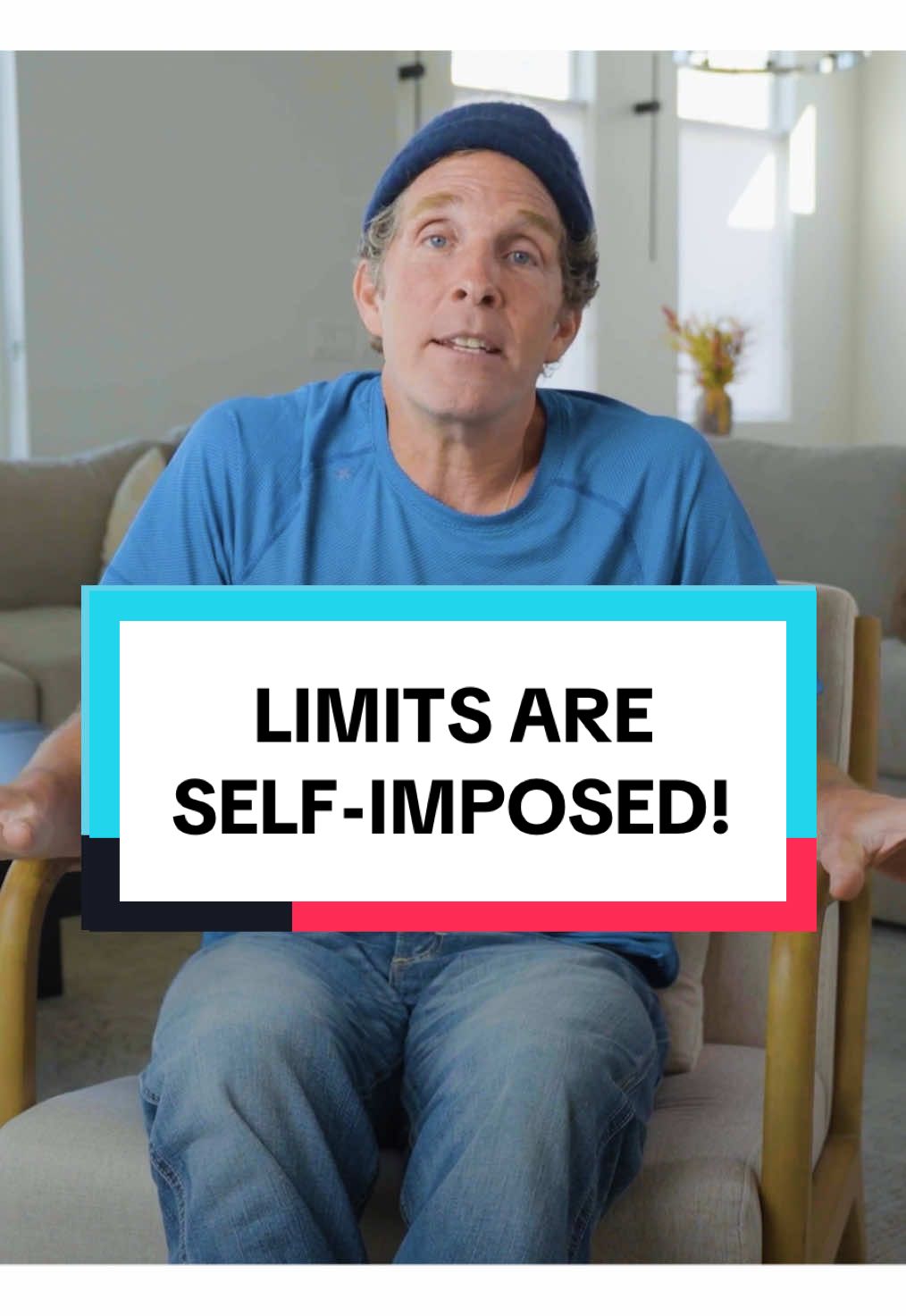 “The limitations we put on ourselves are self imposed”. SELF IMPOSED. 