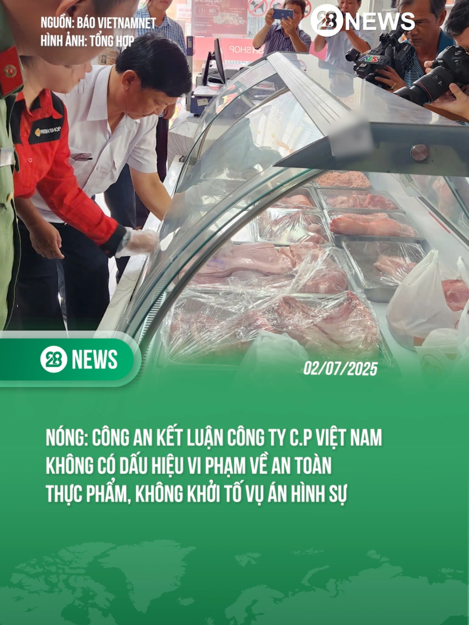 C.P. VIỆT NAM CÔNG BỐ KẾT QUẢ GIẢI QUYẾT CỦA CÔNG AN LIÊN QUAN TỐ CÁO THỊT HEO #theanh28 #theanh28news #tiktoknews