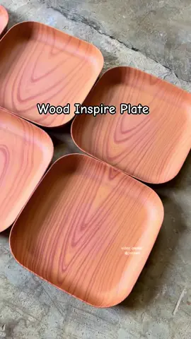 Plate Set Wood Inspire Plate 6/12 Pcs Plate #plate #plato 