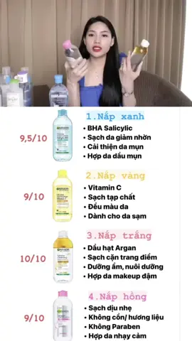 Hà Linh thì quá oke rồi , nhất là loại vàng nhé tẩy trang xong sướng lắm .#garnier #halinhreview #xuhuongtiktok 