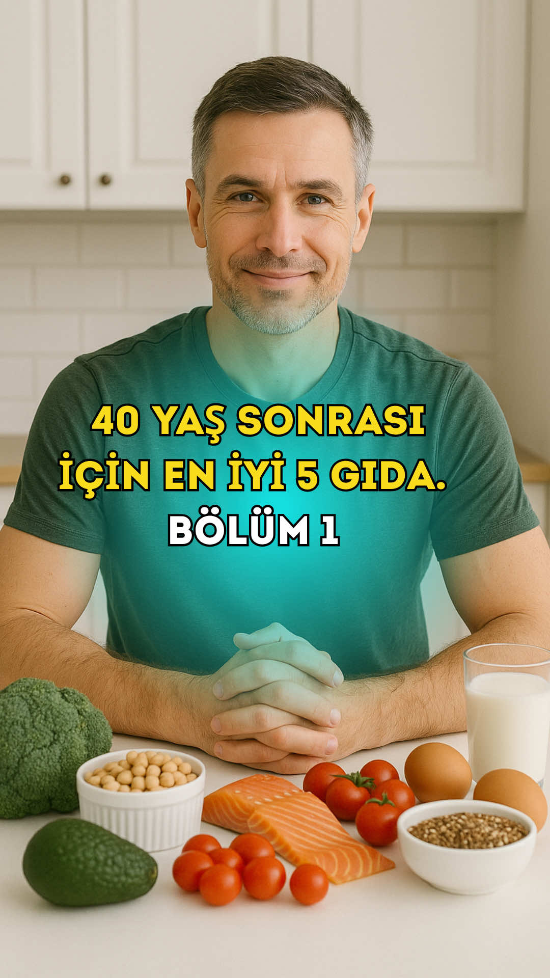 Kırk yaşından sonra mutlaka tüketilmesi gereken beş gıda. Birinci bölüm.                            Bir sonraki videoda kırk yaş sonrası mutlaka beslenmenizde yer alması gereken iki yararlı gıdadan daha bahsedeceğim. Şimdilik yorumlara siyah kuru üzüm, chia tohumu ve keten tohumunu ne sıklıkla tükettiğinizi yazın.