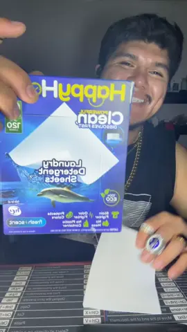 Great, here’s a shoppable video script for Happy Hour Laundry Detergent Sheets - 120 Loads - Eco Friendly, Non-Toxic, Stain Fighting,  Hypoallergenic, Protects Colors, Laundry Soap:  ---  ##[Scene 1: Hook]## Guys, I'm obsessed with these new **laundry detergents**! ##[Scene 2: Body]## I got a pack of these **detergent sheets** and let me tell you, they're amazing.Each pack comes with **sixty sheets**, which means **one hundred loads** of laundry. I'm seriously in love with how **clean they make my clothes** smell. ##[Scene 3: Call to Action]## If you're interested, you can grab a pack by clicking the link below. Don't miss out on this **great deal**! 🤩    #laundrydetergen #detergent #detergents  #detergente  #laundrydetergenthack  #laundrydetergents #TikTokShop #tiktokshopping  #tiktokshopfinds #birthdaygift #gift #anniversarygift #giftideas #birthday #weddinggift #gifts #Love #giftforher #giftbox #giftsforher #graduationgift #anniversary #giftsforhim #birthdaygifts #giftforhim 