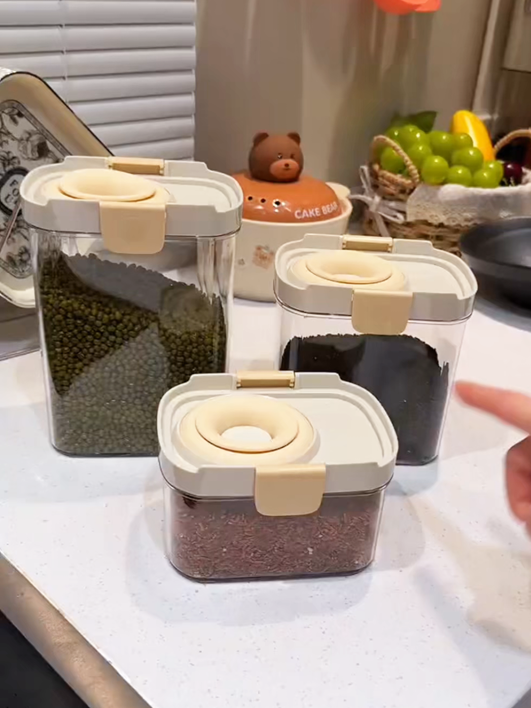 Tak sangka bekas kedap udara sekarang dah makin mesra pengguna ☺️ #bekaskedapudara  #bekasmakanan #dapur #barangdapur 