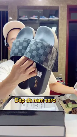 Đi dép da vừa thoải mái vừa lịch sự lắm luôn ạ #manhgiay #manhbangiay #depnam #depda #depquaingang 