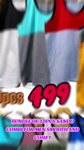 Bundle of 10pcs sando for men combi and comfy😍 #bundle  #sando  #combi  #comfy  #smooth  #menswear  #buynow  #affiliatemarketing  #tiktokshop  #friends  #everyone  #fyp  #creatorsearchinsights 