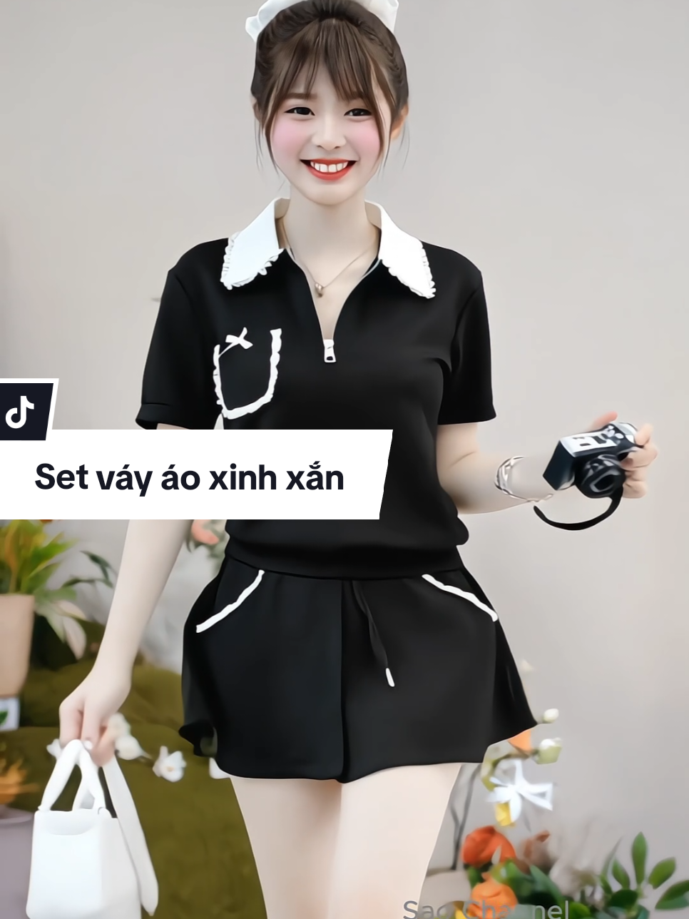 Set bộ váy phối cổ bẻ viền ren basic kèm chân váy có túi hai bên (có quần bảo hộ ạ). Chất Umi Hàn đẹp mịn sang chảnh, mặc thoải mái thoáng mát ạ. Set đồ phù hợp đi chơi đi học đi làm nè #setdoxinh #vayxinh #setdonu #setdodep #macdepmoingay #TikTokThoiTrend #xuhuong #saochannel #thoitrangnu 