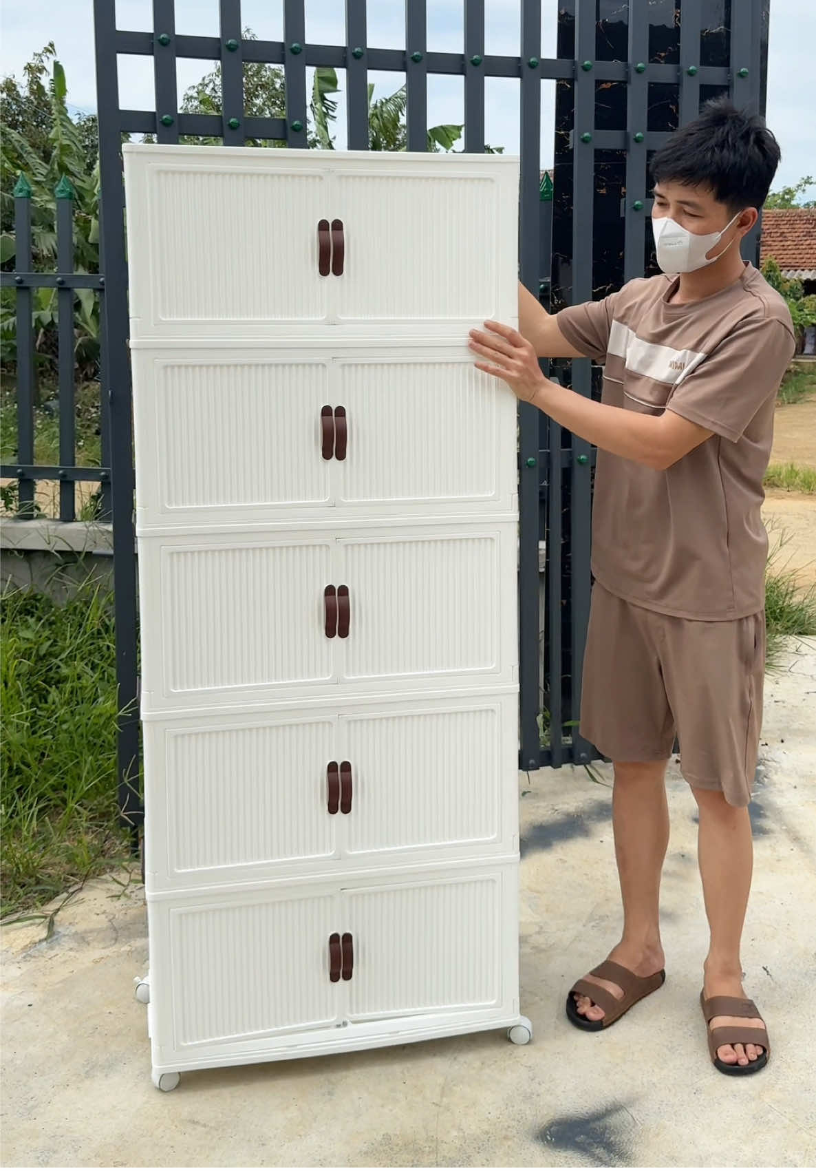 Tủ nhựa đựng đồ 70cm nhiều tầng gấp gọn #tunhuadanang #tunhua #tunhua5tang 