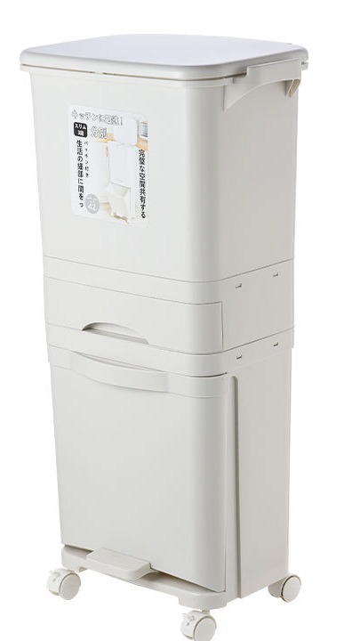 Thùng Rác Thông Minh 3 Tầng Phân Loại Rác Thải Phong Cách Nhật Bản Nhập Khẩu Chính Hãng Vando 