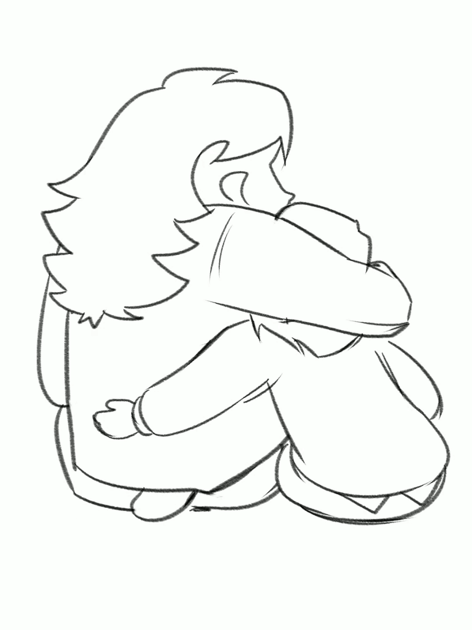 omg this took me so long..... sorry for not coloring im tired... #deltarune #krusie #art #animation #arttrend 