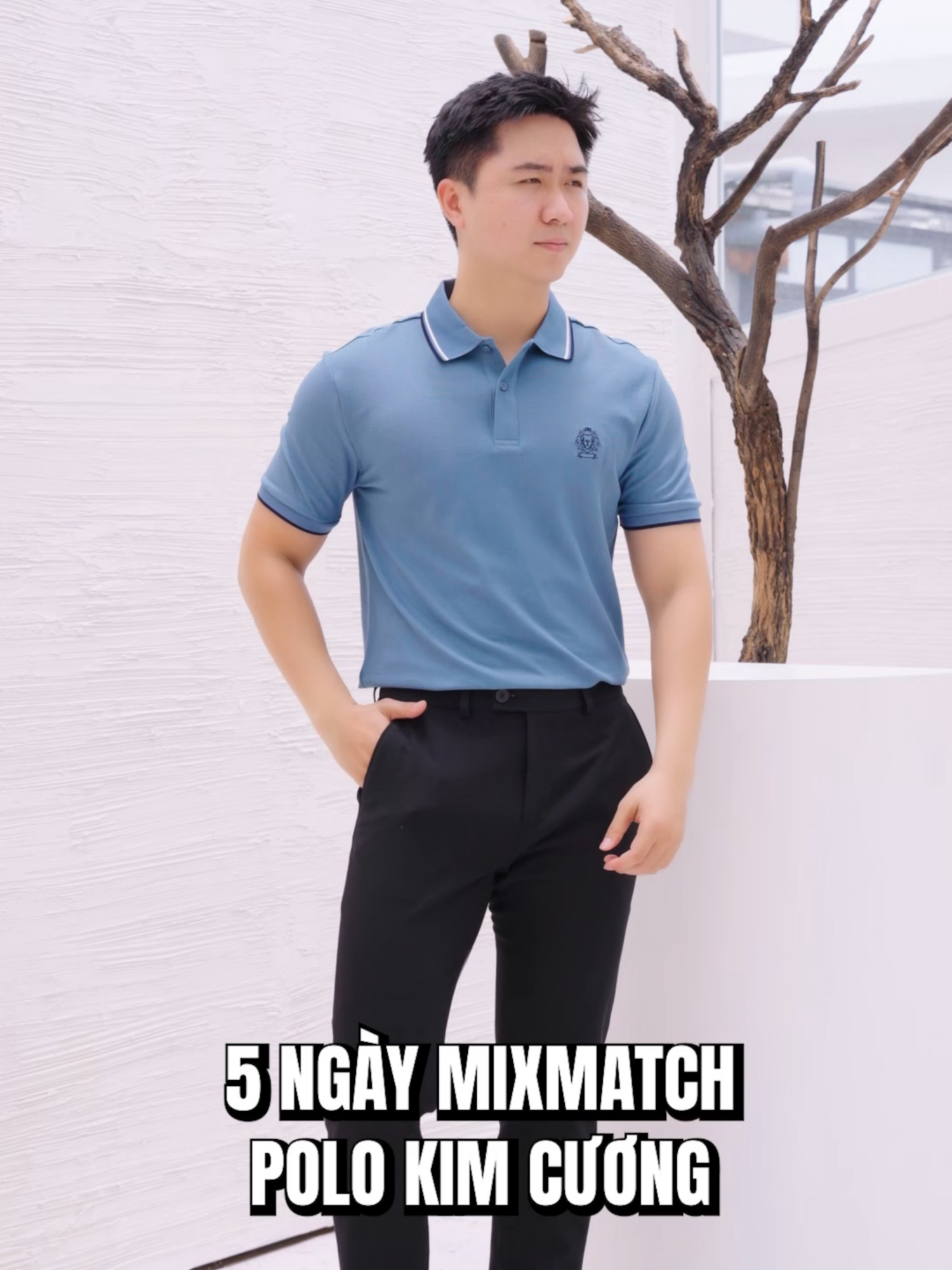 5 ngày mixmatch cùng với polo kim cương cực hot #torano #thoitrangnam #menswear #fashion