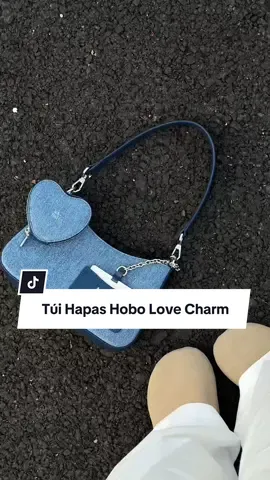 Túi Xách Hapas Hobo đáy vuông Love charm@HAPAS #hapas #tuixach #tuihapas #reviewlamdep #fypシ゚viral #xuhuongtiktok #uocduoclenxuhuong #tuixachnu #xuanmai🍓 