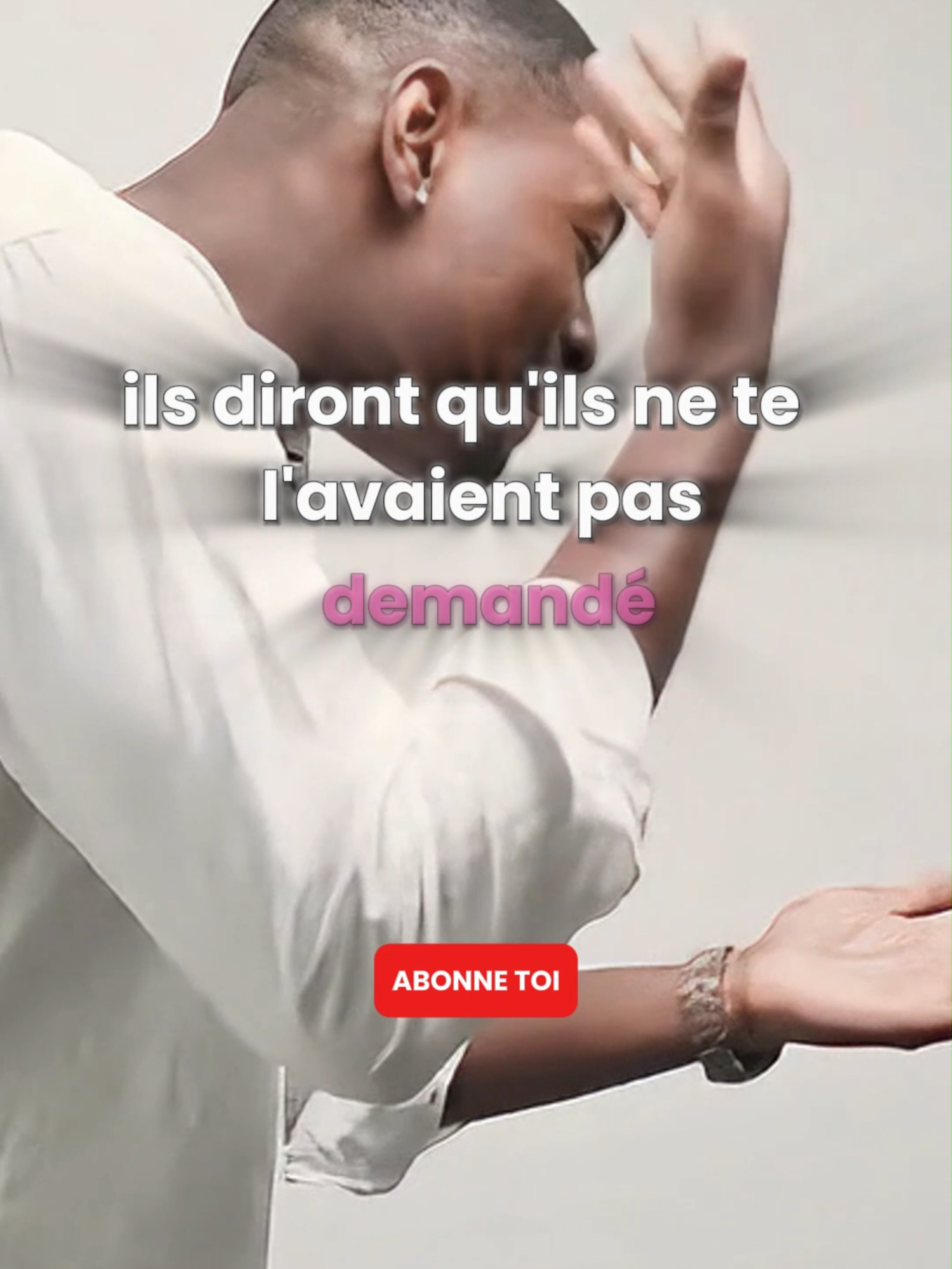 Minimise tes efforts... cette géneration oublie vite. Aujourd'hui tu aides, demain on te di:''on ne t'a  rien demandé