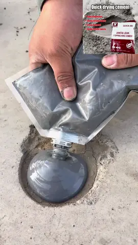 Cement memang cepat kering. Sesuai untuk mana-mana bocor.🥰🥰🥰#repairrumah #tiktokdiy #bagusproduk #simenwaterpoof #simencepatkering 