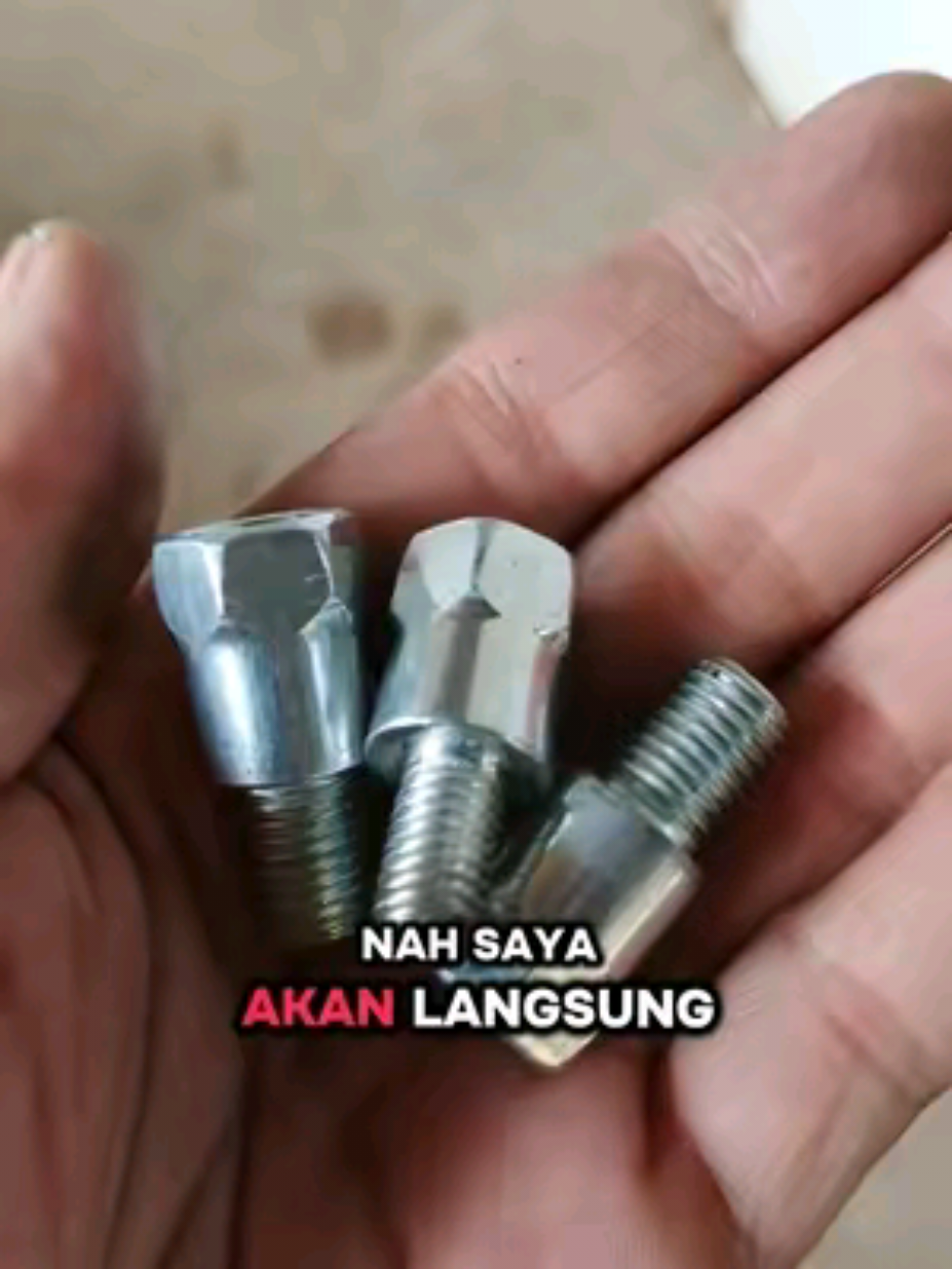 sambungan peninggi spion motor Honda, Yamaha dan Suzuki juga bisa.. #sambunganspion #peninggispion #bautspion #dudukanspion #peninggispionmotor  #peninggispionhonda #peninggispionyamaha #peninggispionsuzuki #zhenmustopa 