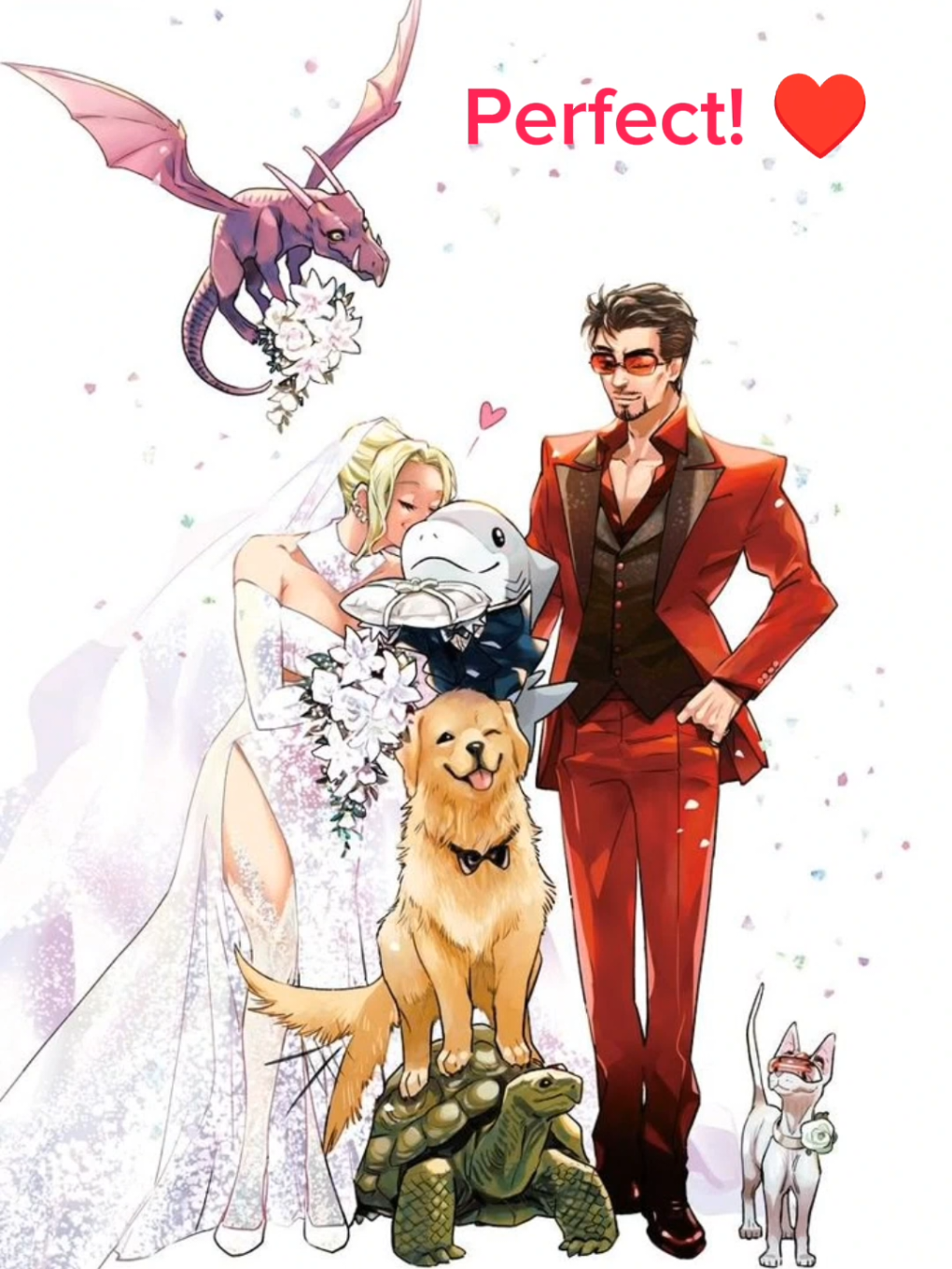 They are so cute  #emmafrost #jeffthelandshark #tonystark #marvel #recommendations 