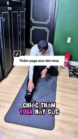 Thảm yoga dành cho mấy ace tập luyện tại nhà , công dụng thì khỏi nói luôn #gym #yoga #thamyoga #thanhniencung #thaydoibanthan 