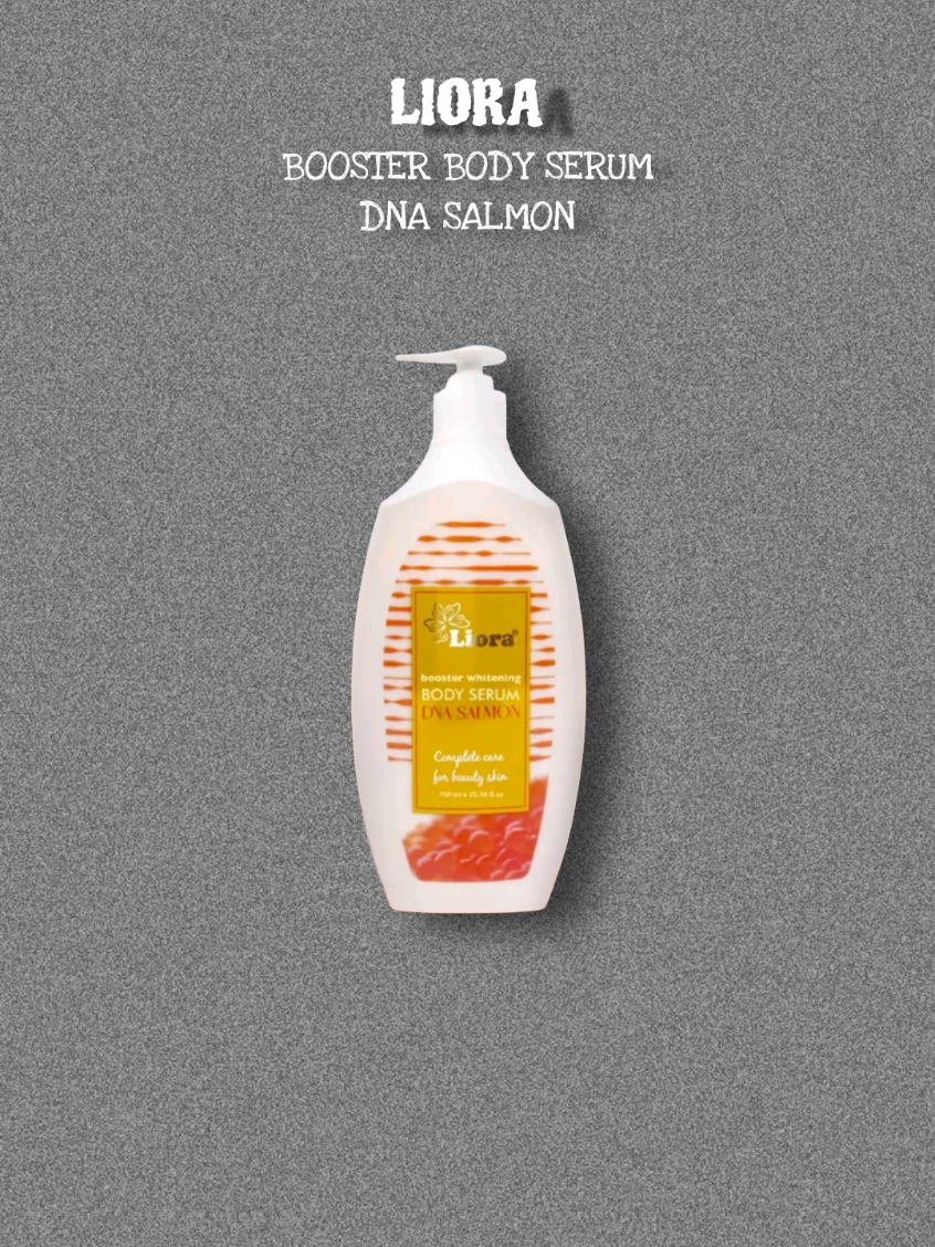 Kulit sehat, cerah, dan wangi? Pakai Liora DNA Salmon, biar kulitmu ikut menikmati manfaat salmon, bukan cuma perut kamu aja! 😋 #SalmonUntukKulit #LioraGlowUp #DNAcantik #BodySerumNo5 