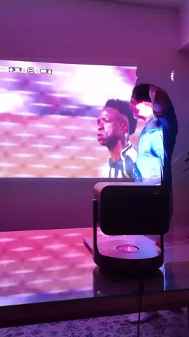 Real Madrid Limited Edition⚽️📽️  Meet The Hisense C2 Laser Ultra Mini Projector. Perfect for outdoors with 4k quality & a screen of up to 300 inches!   #HisenseME #FIFAClubWorldCup #FCWC2025 #OwnTheMomen