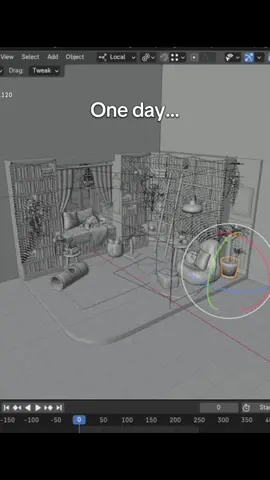 I found my first ever models I attempted 🥹 3 years ago this month 🫢 #blender #b3d #3d #dayone #3dmodel #donut