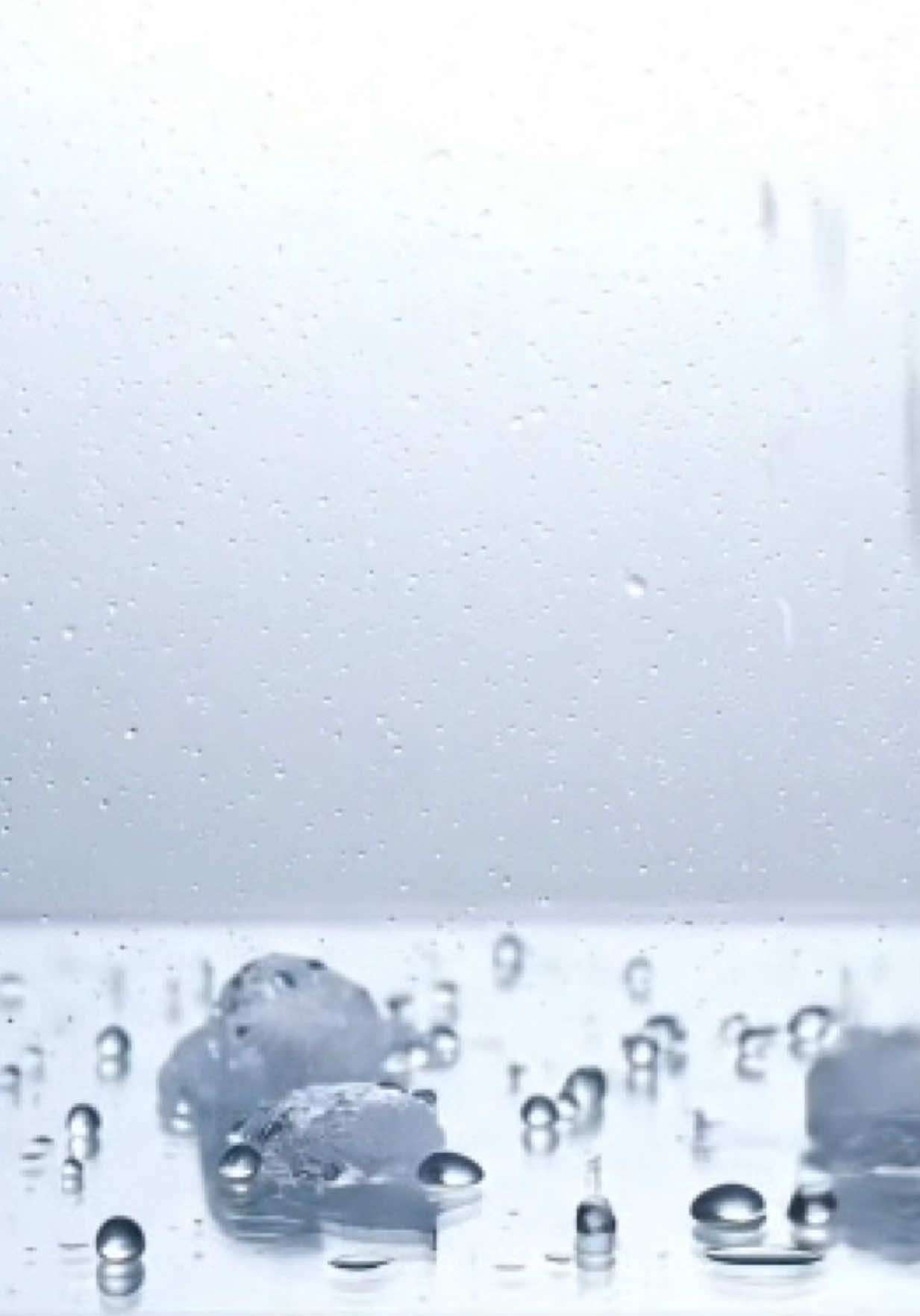 Glass rain ASMR 🌧️ #asmr #satisfying #oddlysatisfying #asmrai #fyp #rainsounds