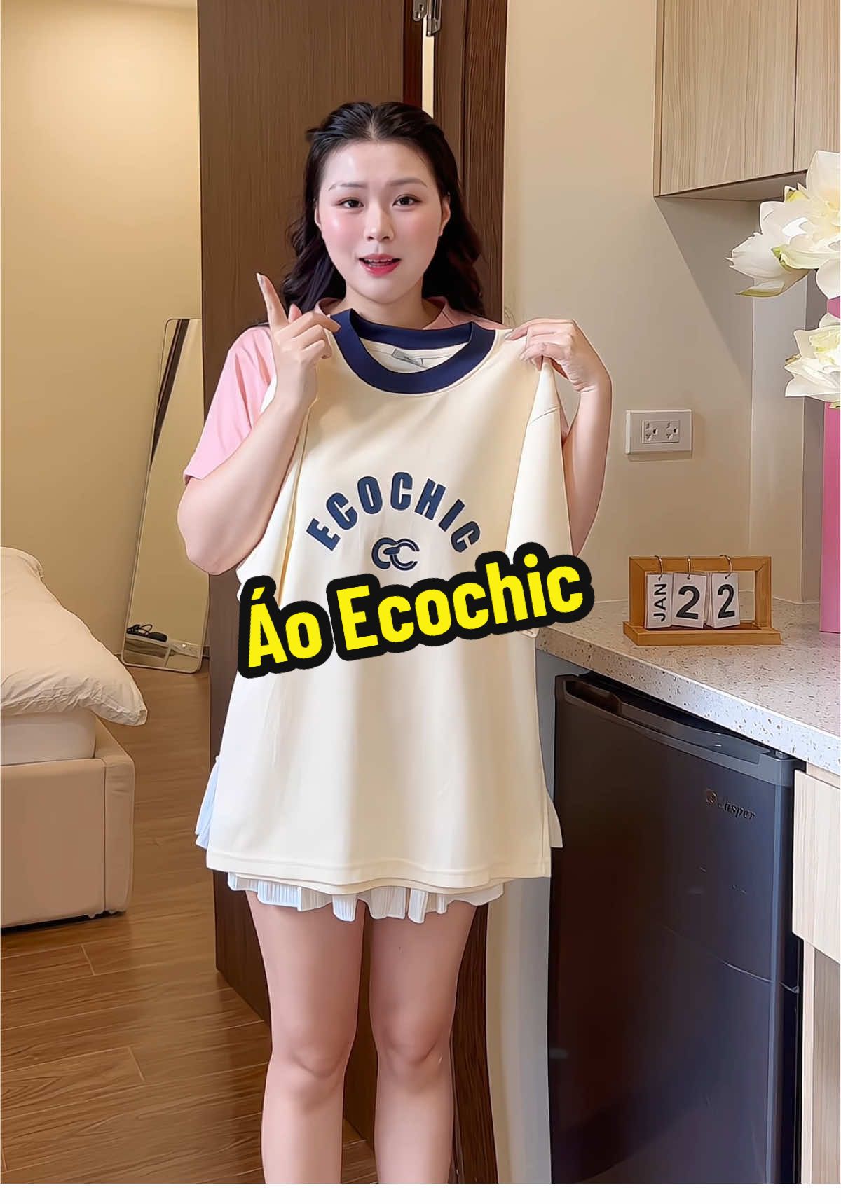 Em mê áo của Ecochic quá rồi nha ưng hết sức #ECOCHIC #ecochic #aophongnu #aophong #xuhuong #fyp #trangemireview 