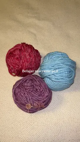 Part 63 | belajar mengenal jenis tali macrame🧶 #macrameclass #macramelove #senjaofc 