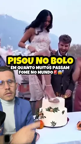 🚨Em quanto muitos passam fome a rica pisou sobre o bolo!😱 #gospel #jesus #rica #noticias #pobre #gospel #jesus #fyp #cristao #deus_no_controle 