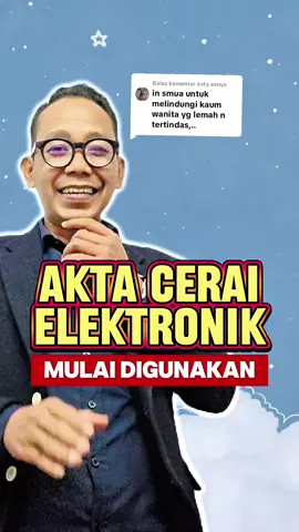 Membalas @asty.asnya Sejak 1 Juli 2025, pengadilan agama tidak lagi menerbitkan akta cerai fisik, tapi menggantinya dengan akta cerai elektronik. Bagaimana cara mendapatkannya? Simak ya... #cerai #aktacerai #janda #duda #pengadilanagama #eac #divorce #aktaceraielektronik 
