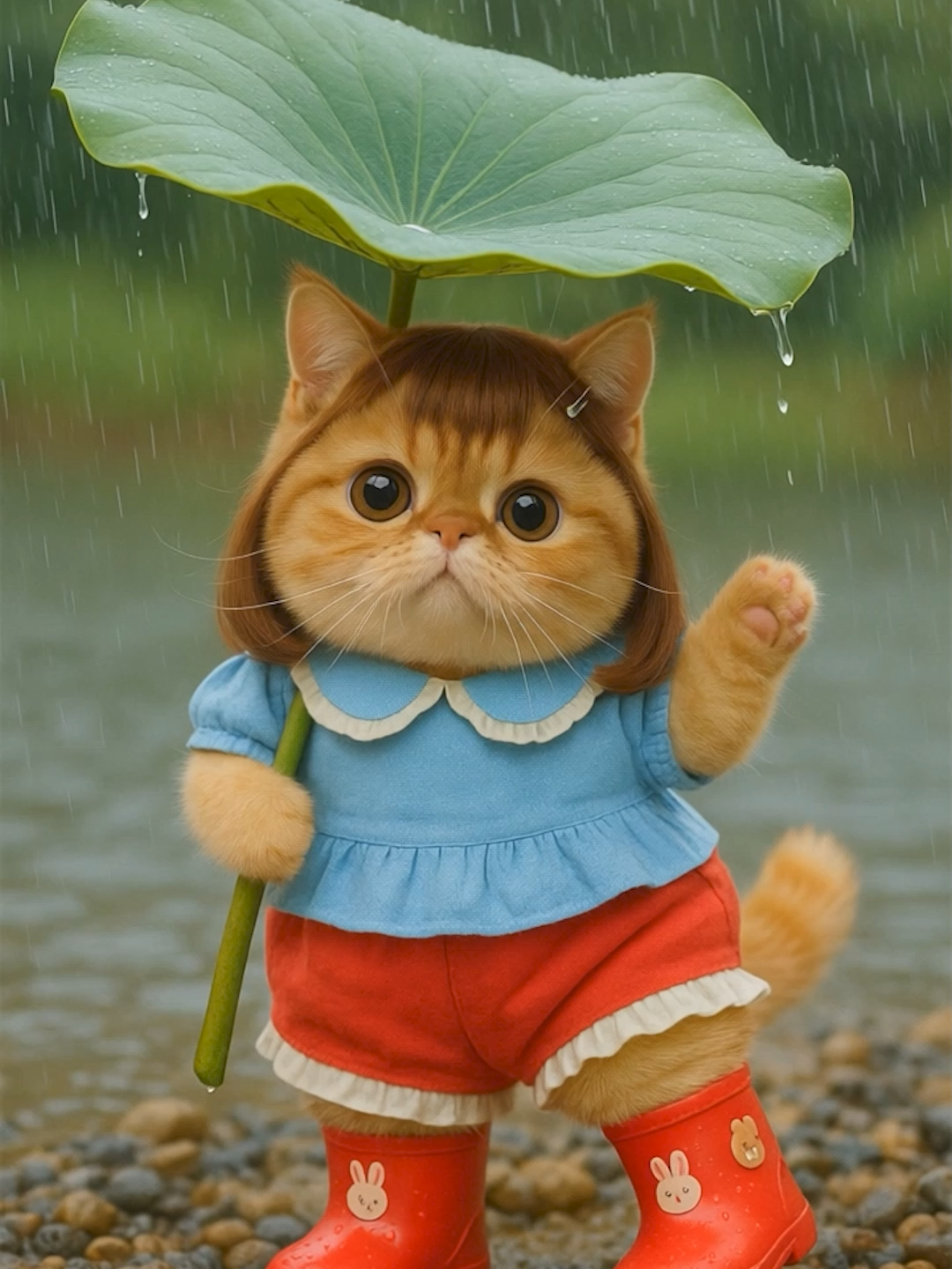 ถึงฝนจะตก...ถึงฟ้าจะร้อง หนูจะเต้ยต่อไป 😽ส่งของขวัญได้น้า💝 🎁 Like it? Send a gift!🙏 🐱 #cutecat #fatcat.ai.th 😂 #Cat #funnycats 🎥 #Catsoftiktok #catvideo #แมวอ้วน #แมวส้ม #trend #trending #เทรนด์วันนี้tiktok #aigenerated #chatgpt #Klingai