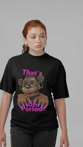 When Freddy meets fashion, you know it’s a vibe! 🔥👕 #FNAF #FreddySlay #PeriodtFaz #ClassicTee #Fashion #TikTokFashion #GamingMerch #BoldDesign #StyleInspo #HorrorFashion #FNAFCommunity #TshirtDesign #ViralFashion #fazbear #5nochesconelfredo #fivenightsatfreddys 
