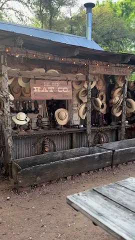 If you’re at Luckenbach, a new hat is a must 🤠@OfficialLuckenbachTexas #luckenbachtexas #texas #countrymusic #travel 