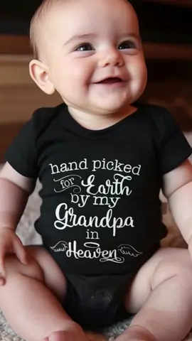 This is the perfect gift for memory and really hits home❤️#babyonesie #babyclothes #onesie #grandpainheaven #grandparents #cutebaby #fyp #tiktokmademebuyit 