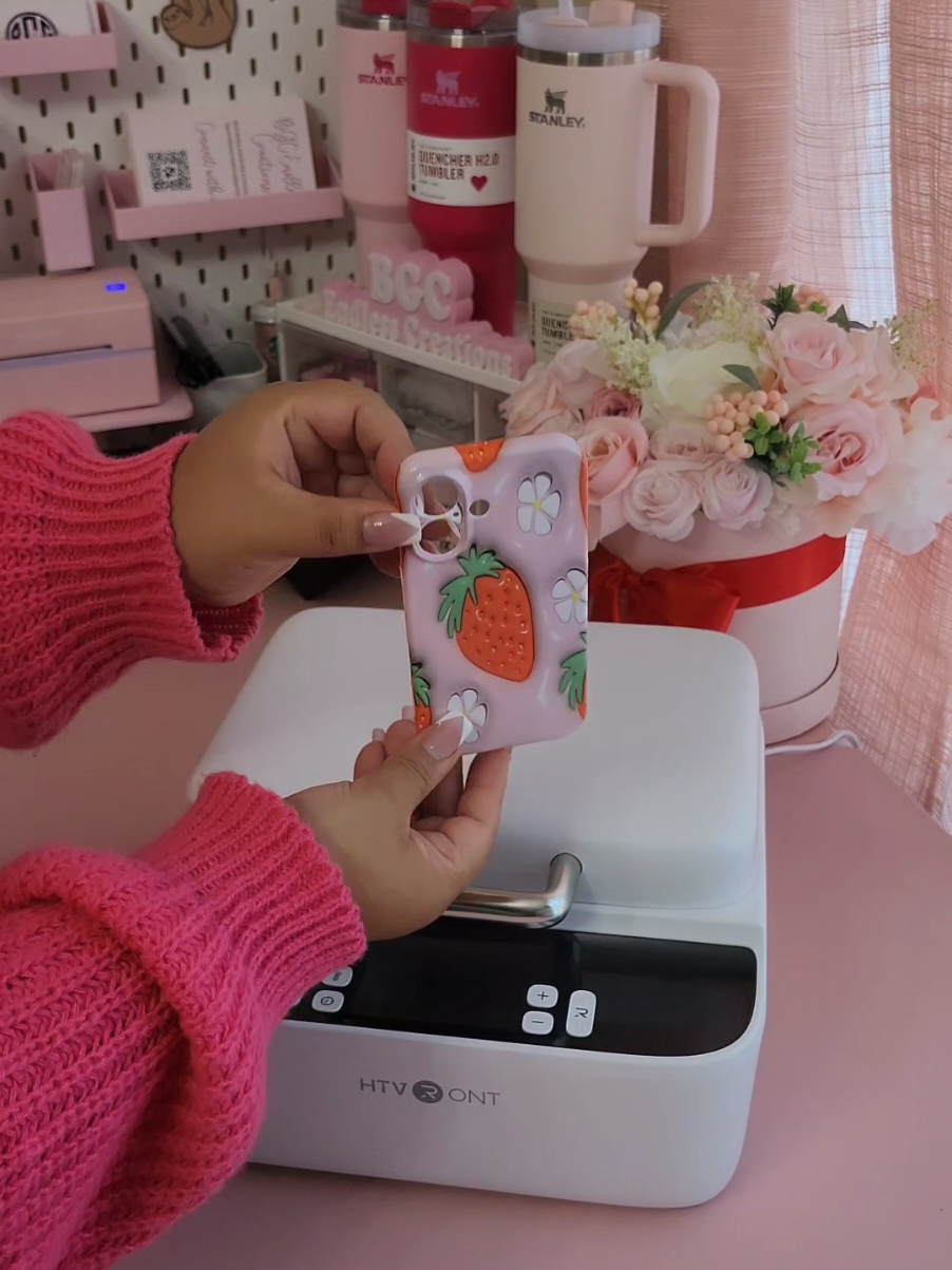 The new @HTVRONT  Phone Case Heat Press is taking custom crafting to the next level! It will release July 4th, and I have a code for you to get $45 off. Use phone45 at checkout, valid on release date. #htvront  #phonecaseheatpress #htvrontH17 #PhoneCase #trendy  #trendylook #customorder