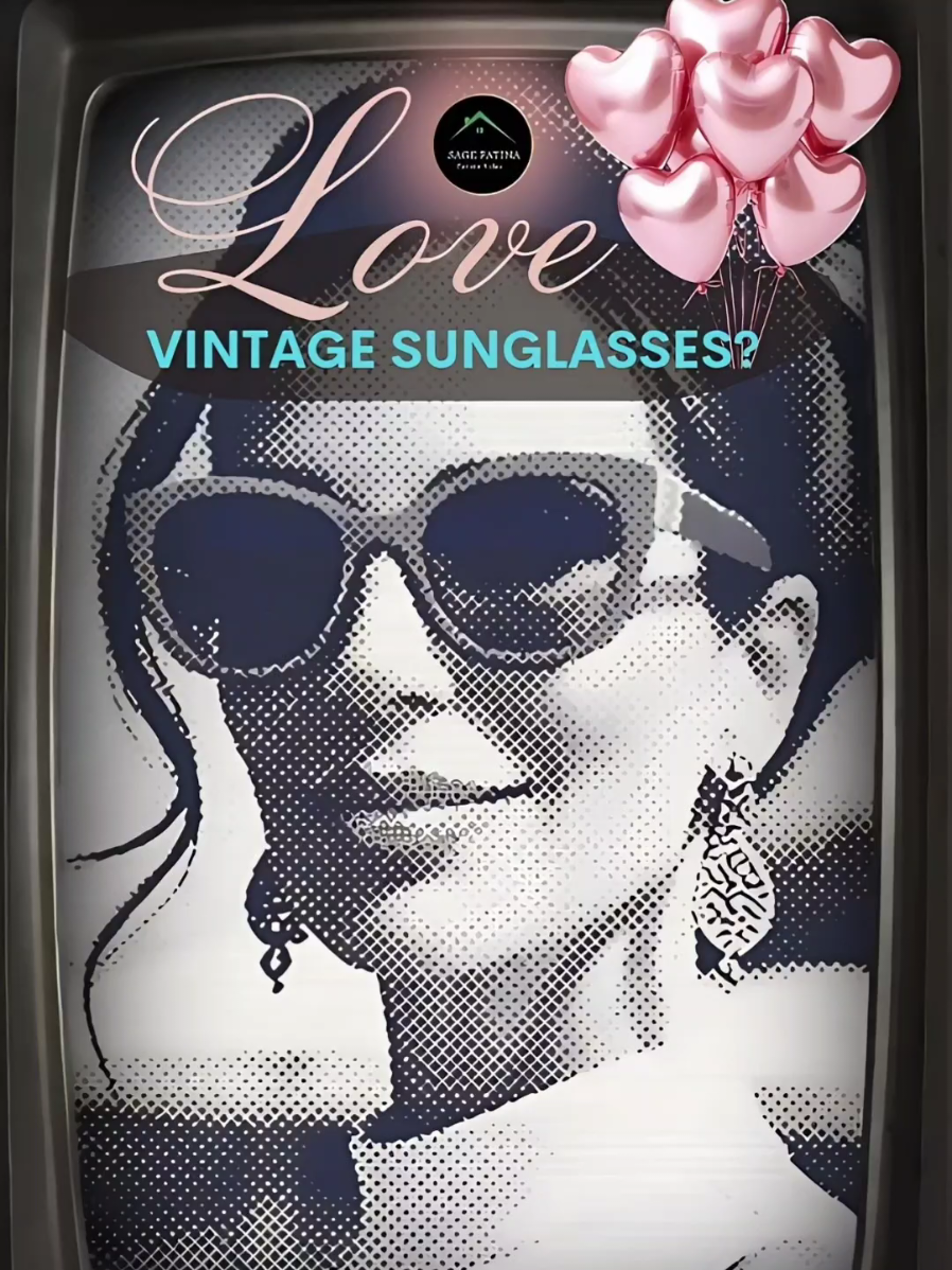 LOVE Vintage Sunglasses?😎  We have a bunch of fabulous Vintage Oversized 