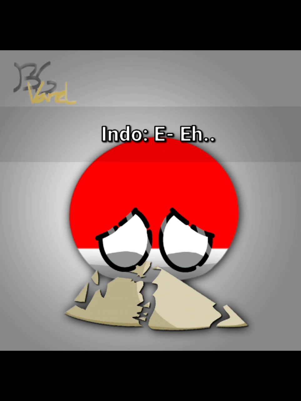 Ketika topi Indo rusak || #countryballs #edit #memes 