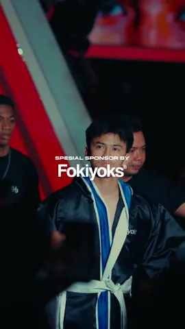 Rasa takut sudah hilang jati diri telah di temukan… shoutout to my big brother @Fokiyoks as a main sponsor and my very first sponsor. Thank you so much for supporting me since the Day 1 and also on this fight.  I hope i can win on the next one with you again on my short ❤️🙏🏼💪🏽
