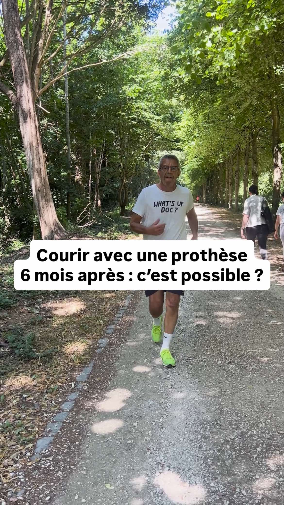 #Courir 6 mois après s’être fait poser une #prothèse de #genou ? Fait ✅ En revanche va falloir que je travaille mon cardio… #santé #apprendresurtiktok #cardio J’ai 