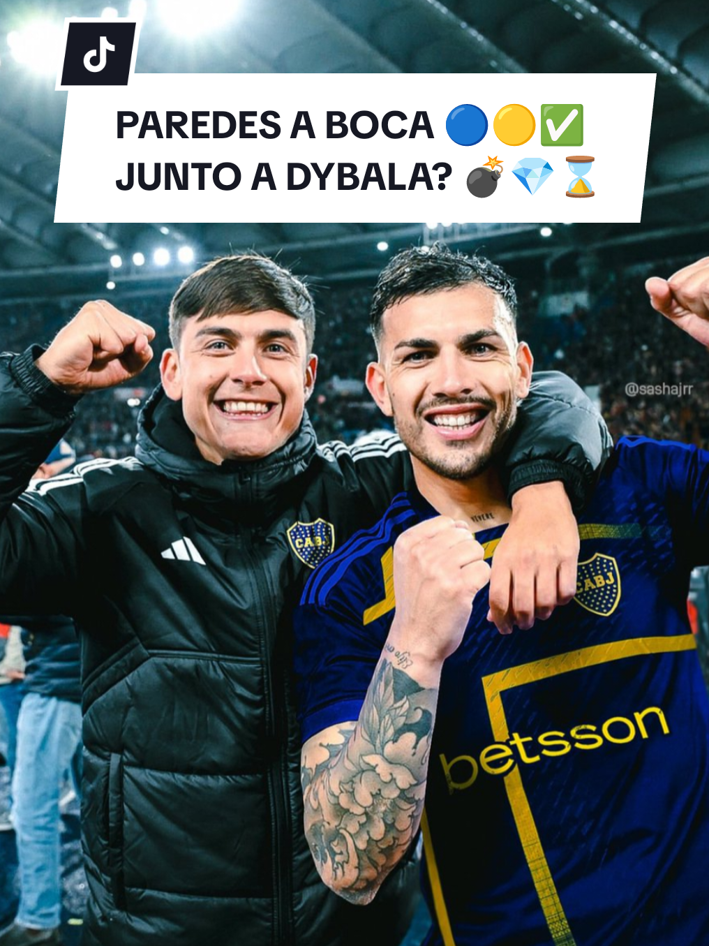 BOMBAZO EN BOCA 💣🔵🟡 #greenscreen #viral_video_tiktok #leandroparedes #dybala #bombazo #rumores 