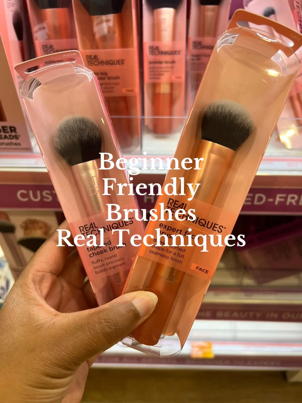 I love the Real Techniques Brushes and Sponge!!! They are beginner friendly and affordable!!! @realtechniques @Ulta Beauty 