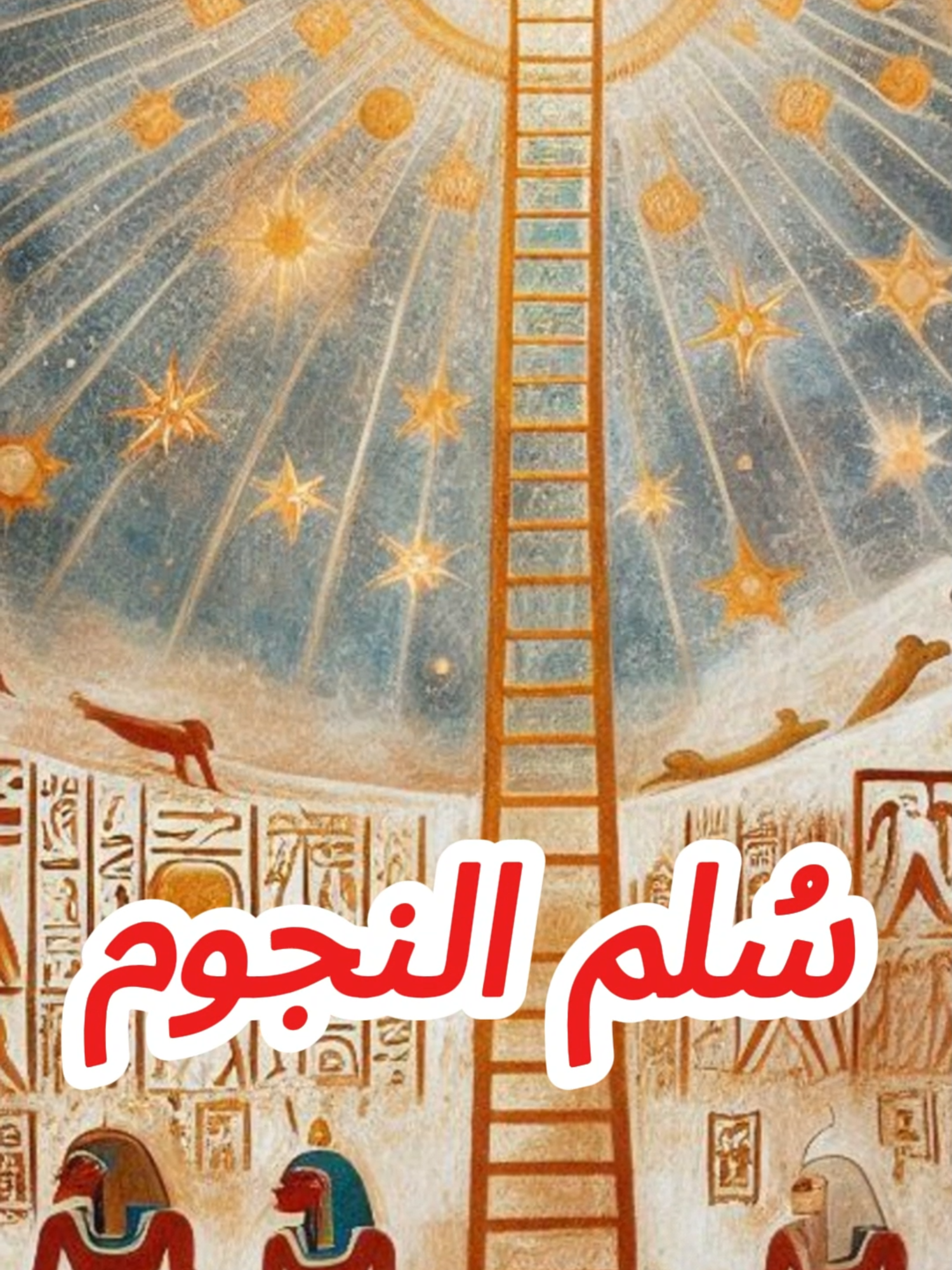 لماذا رسم الفراعنة سلّمًا داخل مقابرهم؟ طريق الروح نحو السماء... بالحجر والنجوم! #سلم_النجوم #مقابر_ملكية #العبور_الأبدي #إرث_الفراعنة