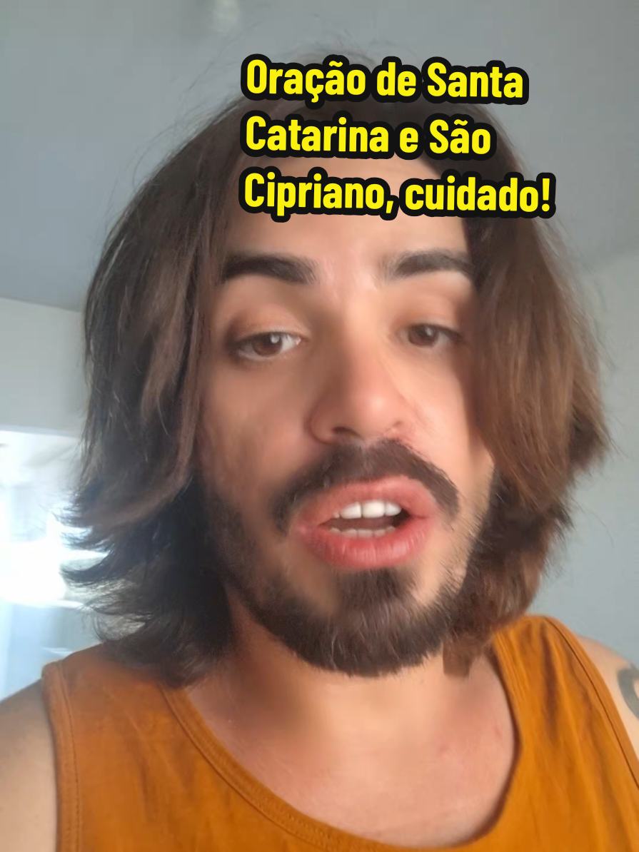 Respondendo a @fantasminhadador Muito cuidado ao mexer com orações que você não saberá lidar. #santacatarina #saocipriano #oracao #oracaopoderosa #simpatias 