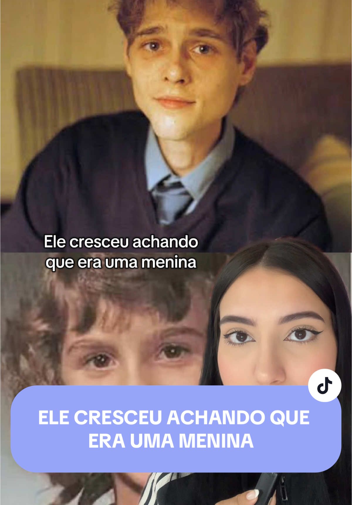 Ele cresceu achando que era uma menina. ib: @annaeosrelatos #truecrime #casosreais #crimes #truecrimecommunity #crimesreais 