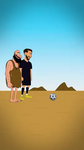 When you Rival Messi and Ronaldo 😳 #animation #cartoon #fyp #viral 