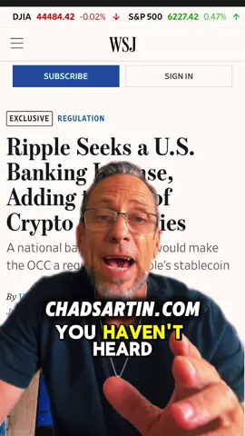 Ripple just filed to become a US bank. #ripple #xrp #bank 💥🚀