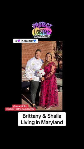 (TikTok)- @💜 The Budds 💙  #brittany #shalia #maryland #md #marylandcheck #marylandtiktok #lesbiancouple #followforfollow #like #Pride #LoveIsLove #girlsongirls #girlsongirls🌈 
